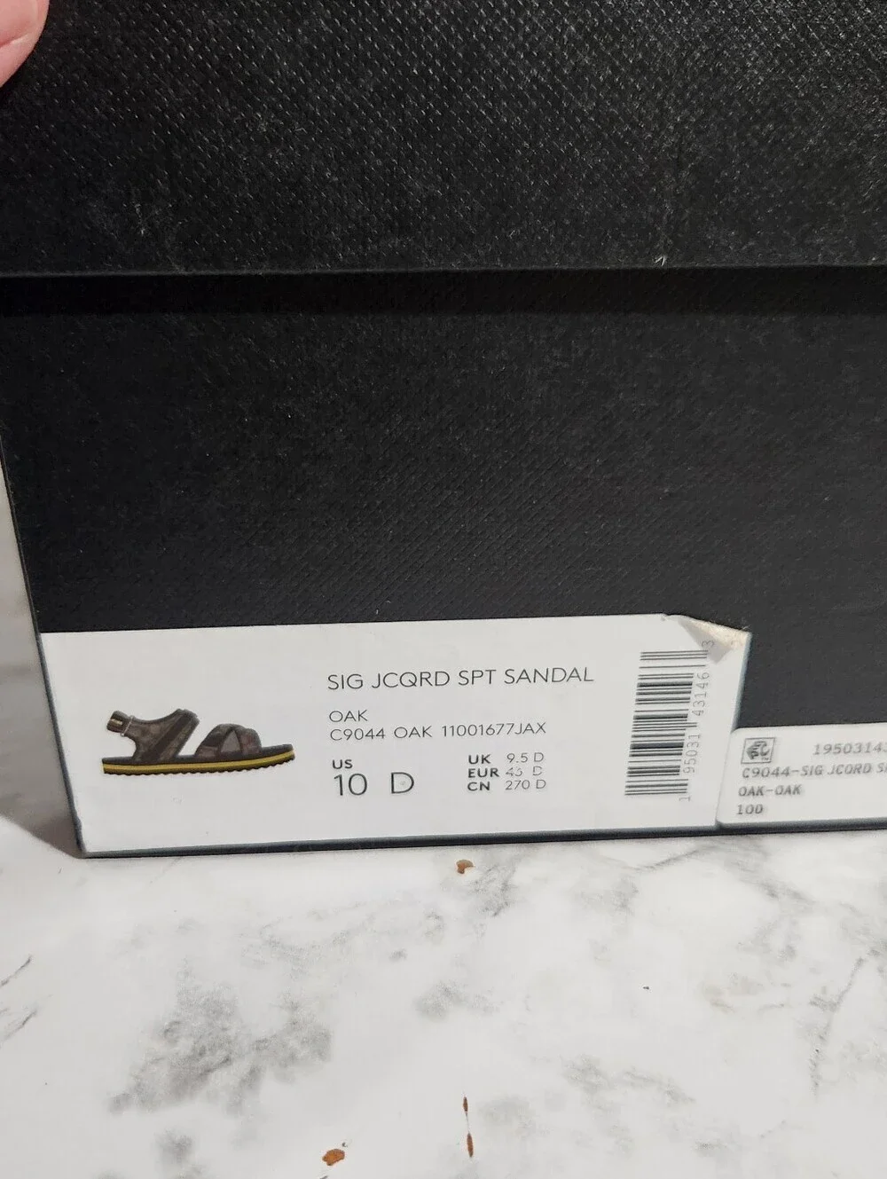 NIB Coach Men's Limited Edition Slides Logo - Multicolor Signature Jacquard